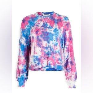 Cupcakes and cashmere Gracie tie dye sweatshirt